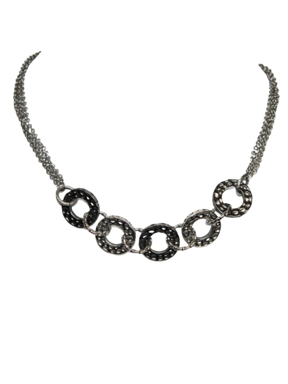 Lia Sophia Necklace Silver-tone and Gunmetal - Picture 5 of 5